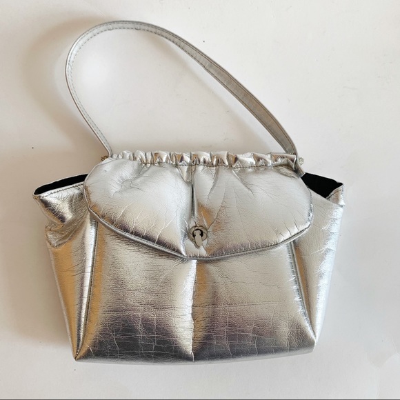 Vintage Handbags - Vtg Mastercraft Silver Evening Handbag Canada